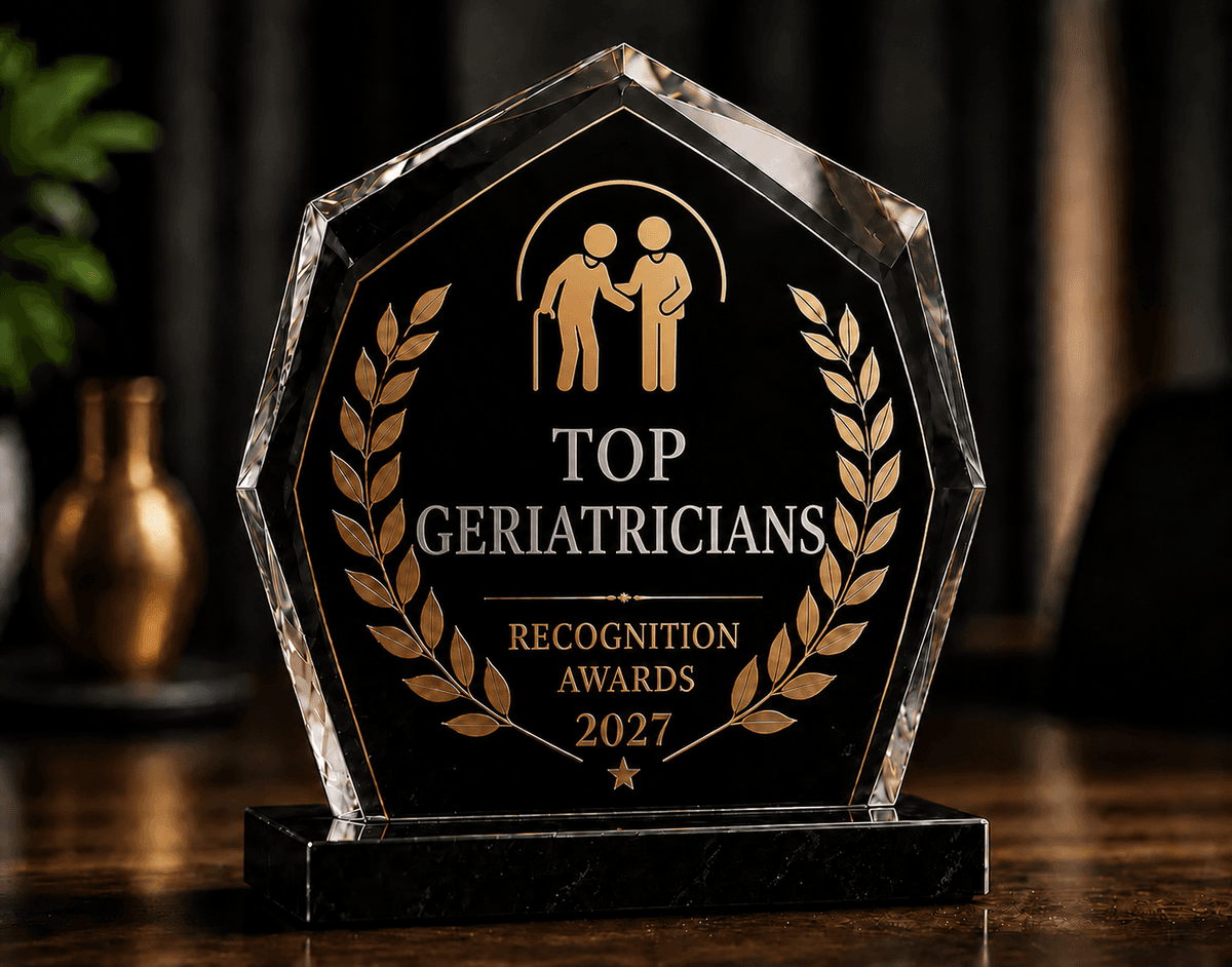 TopGeriatricians.com 2027 Recognition Award Plaque